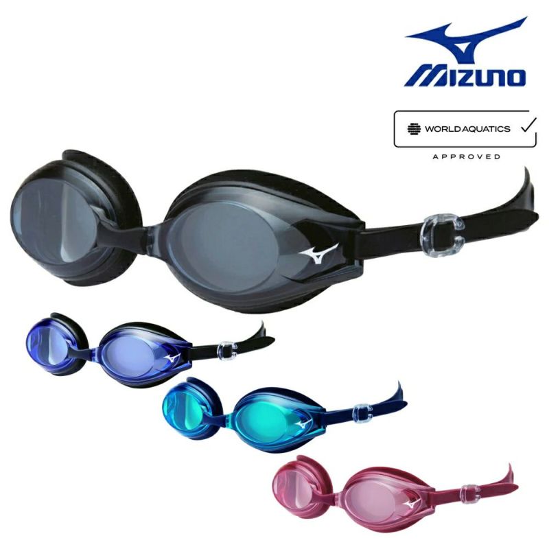 ミズノMIZUNO水泳フィットネスゴーグルゴーグルクッション付きWA承認モデルくもり止め競泳2025年春夏モデルN3JEC610FINA承認
