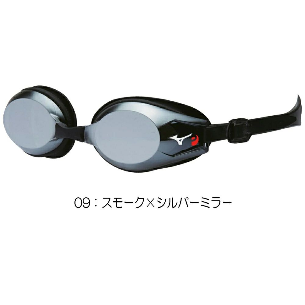 ミズノMIZUNO水泳フィットネスゴーグルゴーグルミラーレンズクッション付きWA承認モデルくもり止め競泳2025年春夏モデルN3JEC621FINA承認