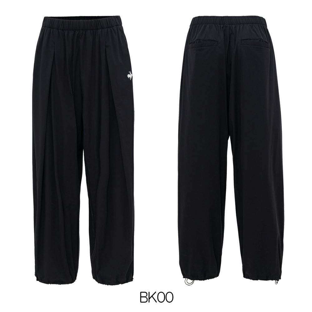 ルコックスポルティフlecoqsportif接触冷感ウーブンワイドパンツレディーススポーツウェア女性2025年春夏モデルLT5SLP31L