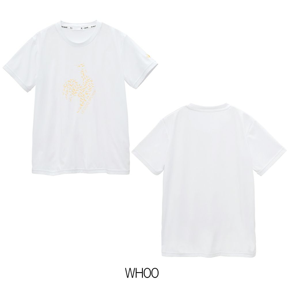 ルコックスポルティフlecoqsportifサンスクリーン半袖Tシャツレディーススポーツウェア女性2025年春夏モデルLT5SHT07L