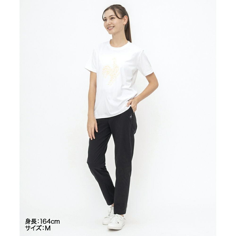 ルコックスポルティフlecoqsportifサンスクリーン半袖Tシャツレディーススポーツウェア女性2025年春夏モデルLT5SHT07L