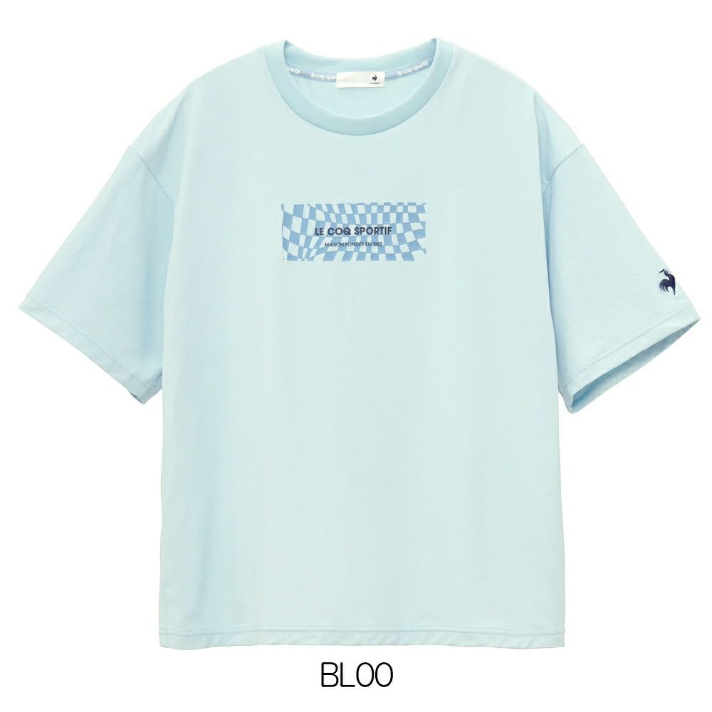 ルコックスポルティフlecoqsportif接触冷感ボックスTシャツレディーススポーツウェア女性2025年春夏モデルLT5SHT03L