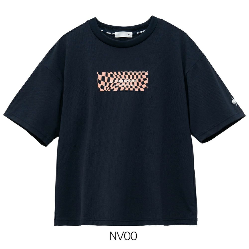 ルコックスポルティフlecoqsportif接触冷感ボックスTシャツレディーススポーツウェア女性2025年春夏モデルLT5SHT03L