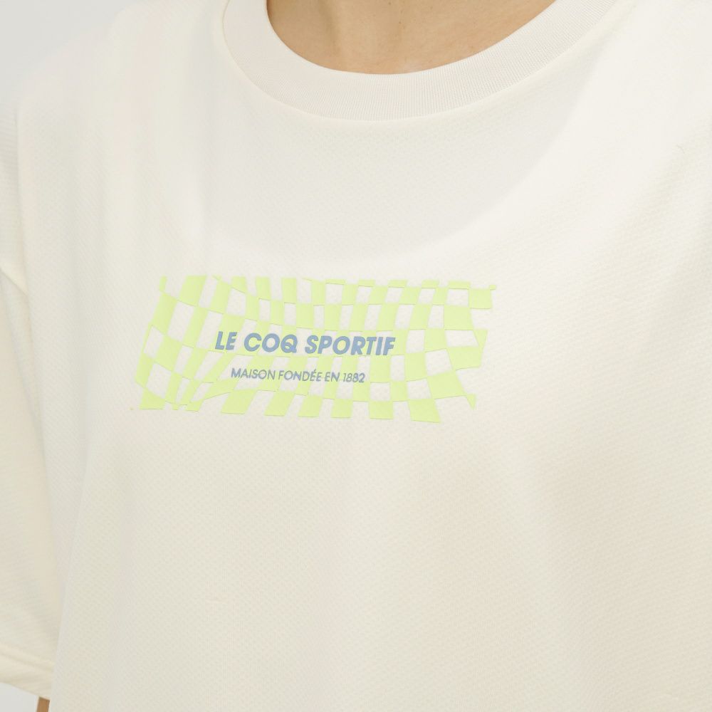ルコックスポルティフlecoqsportif接触冷感ボックスTシャツレディーススポーツウェア女性2025年春夏モデルLT5SHT03L