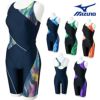 ミズノMIZUNOフィットネス水着レディースStrokeONEオールインワンパッド付き2025年春夏モデルN2JGC313