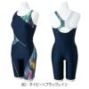ミズノMIZUNOフィットネス水着レディースStrokeONEオールインワンパッド付き2025年春夏モデルN2JGC313