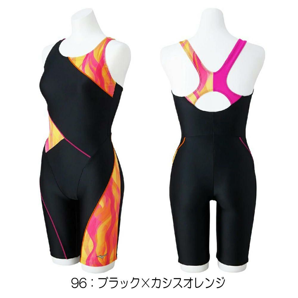 ミズノMIZUNOフィットネス水着レディースStrokeONEオールインワンパッド付き2025年春夏モデルN2JGC313