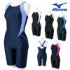 ミズノMIZUNOフィットネス水着レディースSTROKEONEオールインワンパッド付き2025年春夏モデルN2JGC301