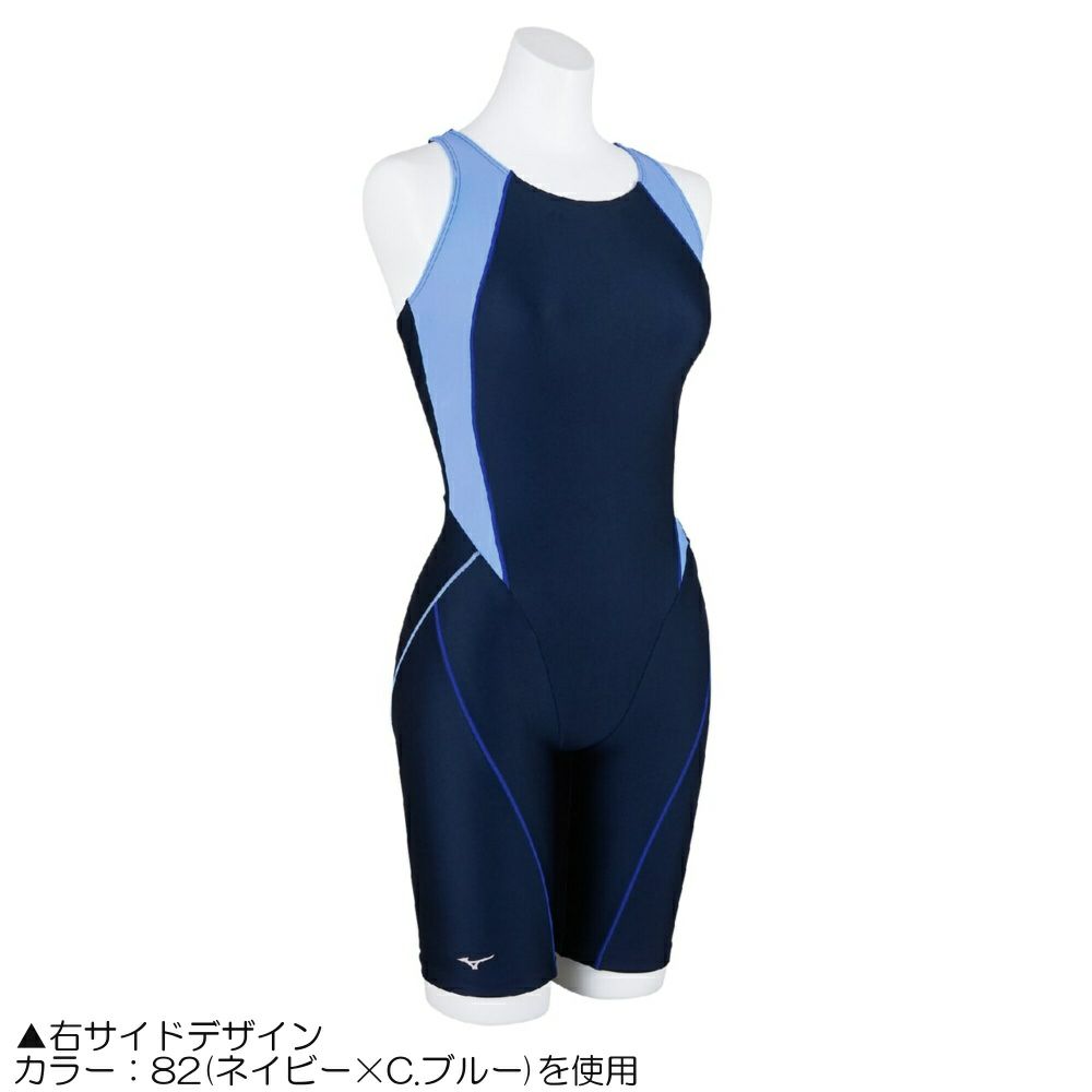 ミズノMIZUNOフィットネス水着レディースSTROKEONEオールインワンパッド付き2025年春夏モデルN2JGC301