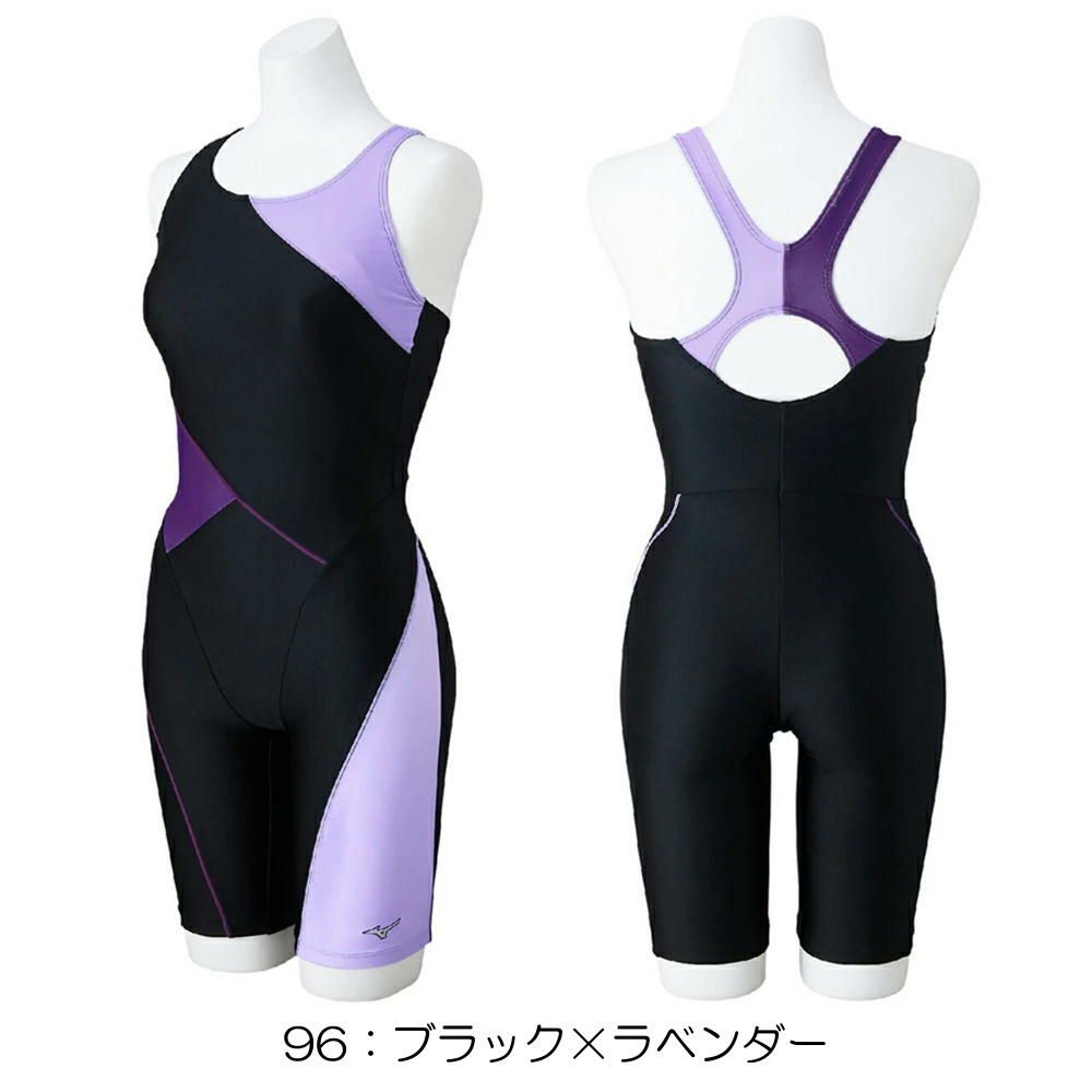 ミズノMIZUNOフィットネス水着レディースSTROKEONEオールインワンパッド付き2025年春夏モデルN2JGC302