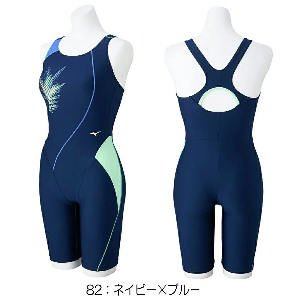 ミズノMIZUNOフィットネス水着レディースSTROKEONEオールインワンパッド付き2025年春夏モデルN2JGC310