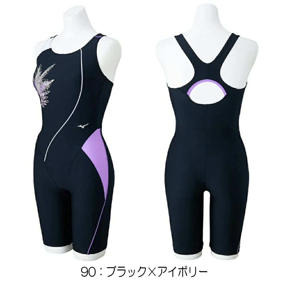 ミズノMIZUNOフィットネス水着レディースSTROKEONEオールインワンパッド付き2025年春夏モデルN2JGC310