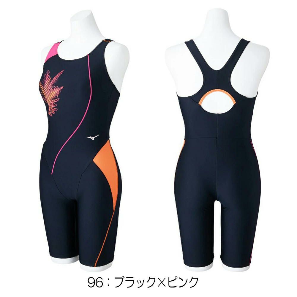 ミズノMIZUNOフィットネス水着レディースSTROKEONEオールインワンパッド付き2025年春夏モデルN2JGC310