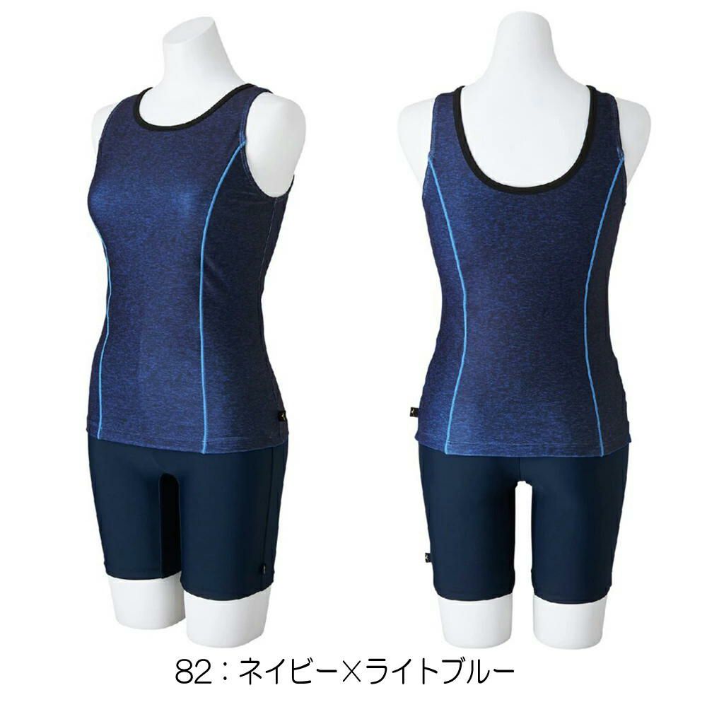 ミズノMIZUNOフィットネス水着レディースセパレーツパッド付き2025年春夏モデルN2JGC344