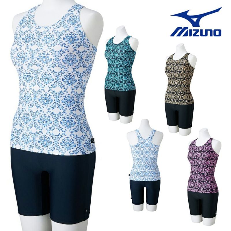 ミズノMIZUNOフィットネス水着レディースセパレーツパッド付き2025年春夏モデルN2JGC352