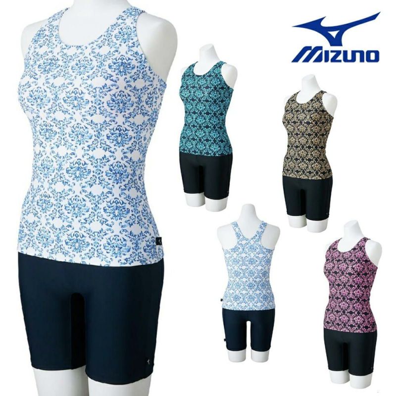 ミズノMIZUNOフィットネス水着レディースセパレーツパッド付き2025年春夏モデルN2JGC352