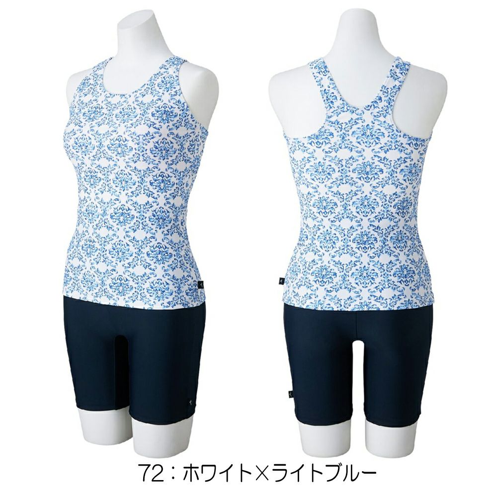 ミズノMIZUNOフィットネス水着レディースセパレーツパッド付き2025年春夏モデルN2JGC352
