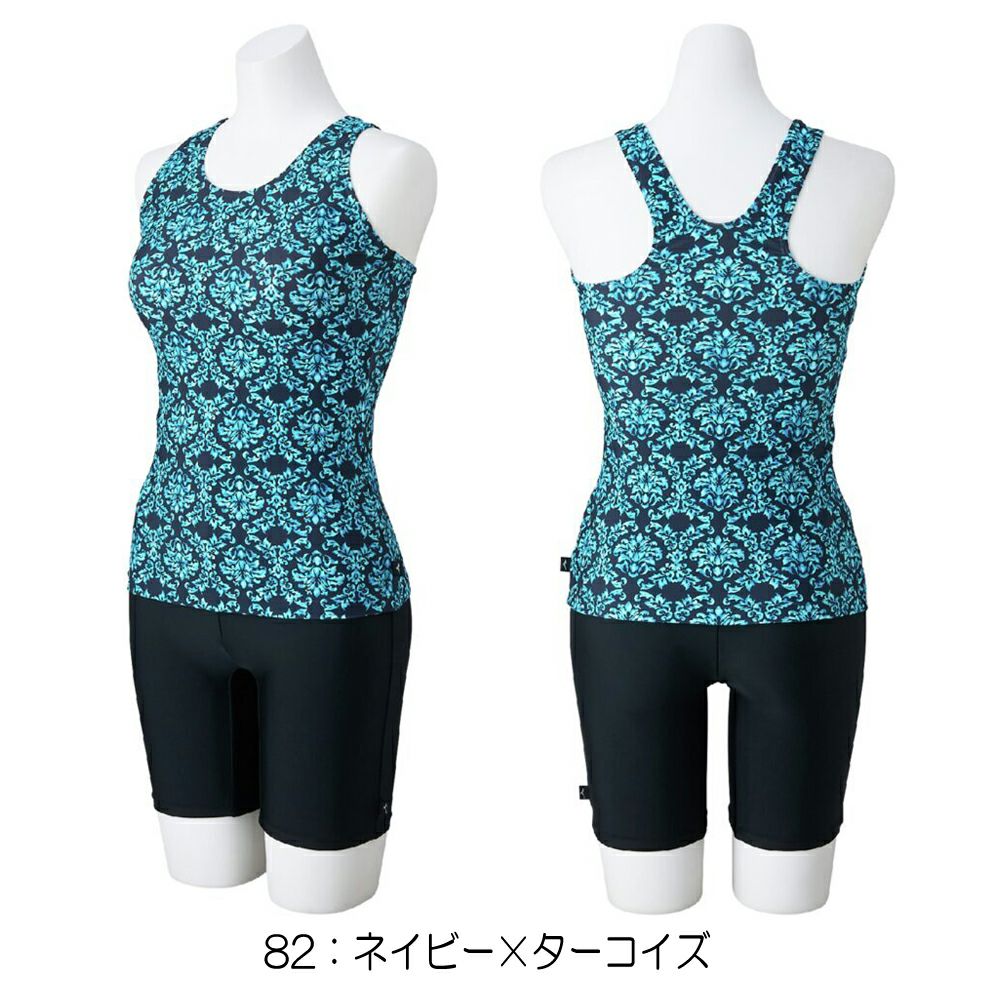 ミズノMIZUNOフィットネス水着レディースセパレーツパッド付き2025年春夏モデルN2JGC352