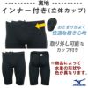 ミズノMIZUNOフィットネス水着メンズハーフスパッツ2025年春夏モデルN2JBC111