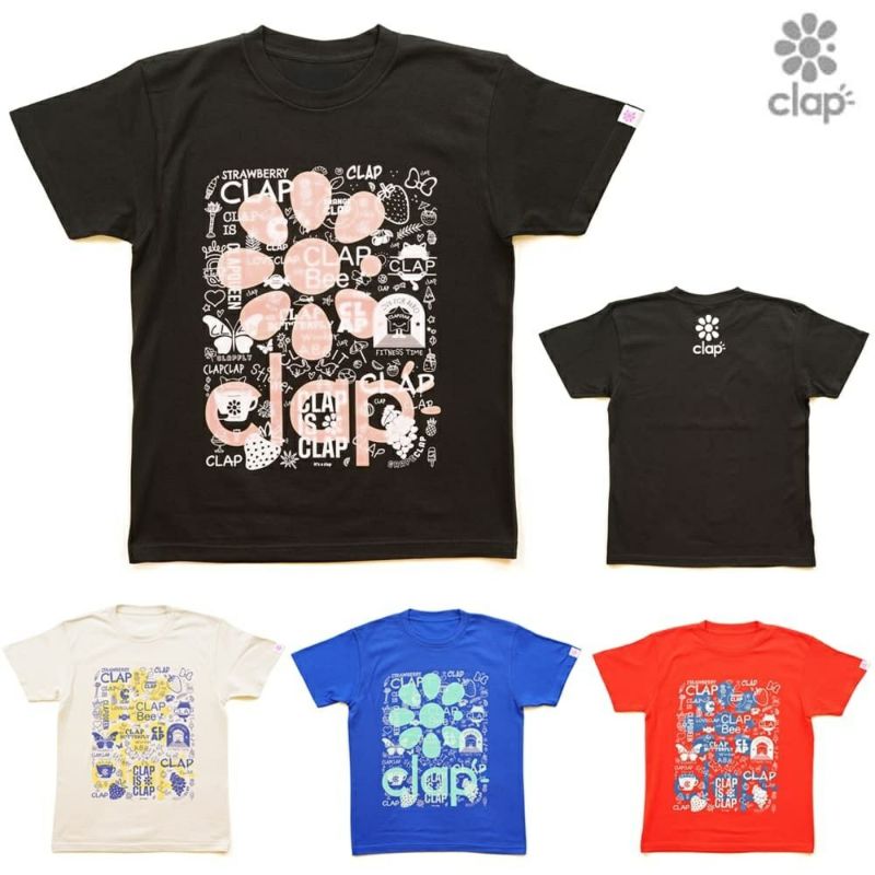 クラップCLAPステッカーティーレディーススポーツアパレルトレーニングフィットネス女性CTS24103