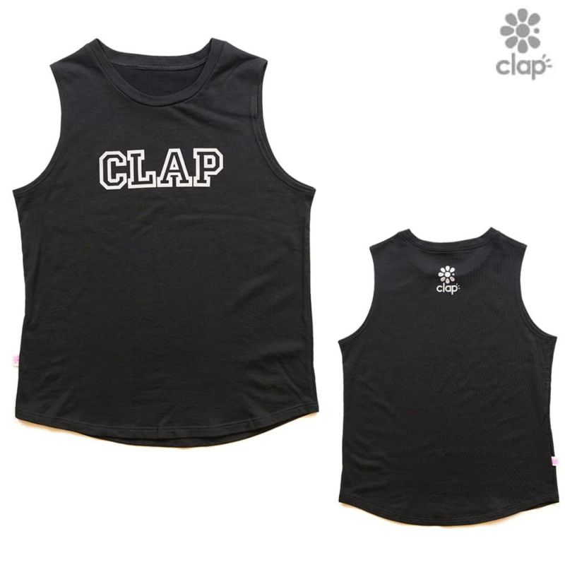 クラップCLAPシーロゴフィットネスタンクレディーススポーツアパレルトレーニングフィットネス女性CT25003
