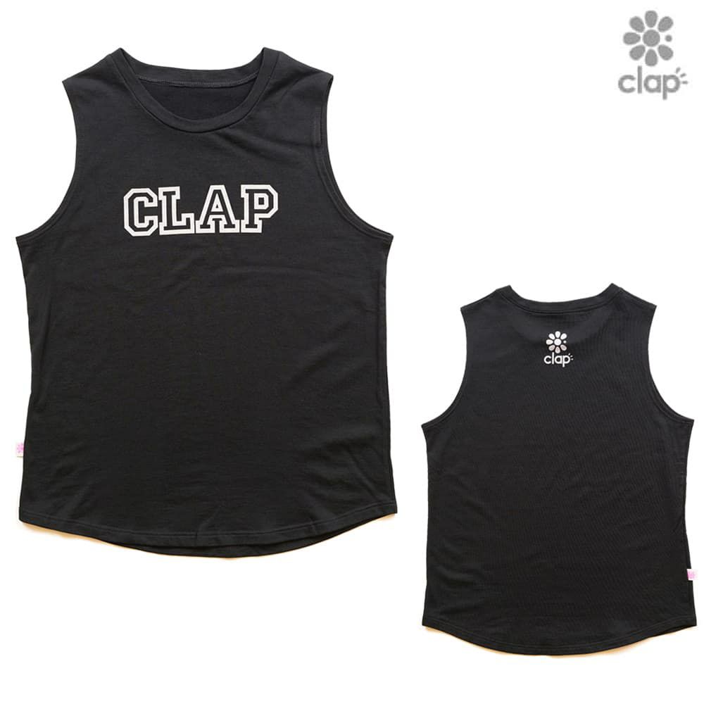 クラップCLAPシーロゴフィットネスタンクレディーススポーツアパレルトレーニングフィットネス女性CT25003