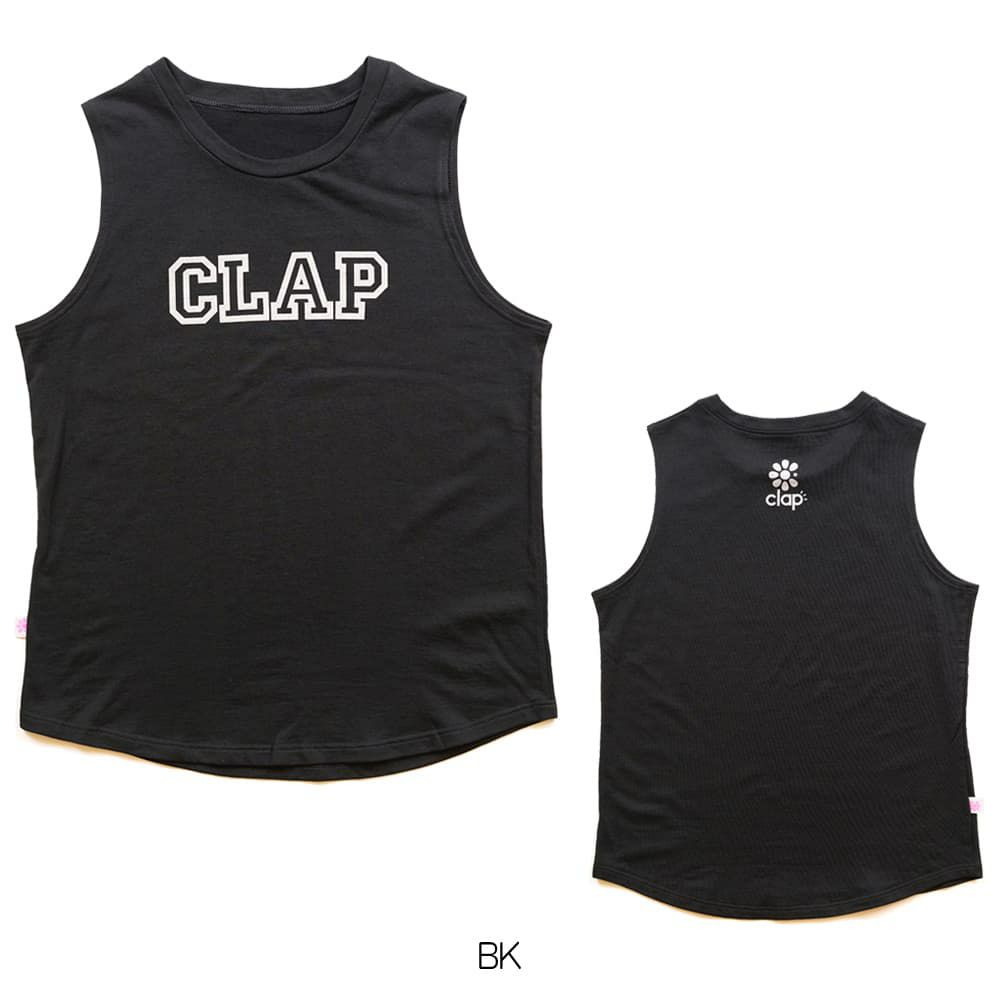 クラップCLAPシーロゴフィットネスタンクレディーススポーツアパレルトレーニングフィットネス女性CT25003