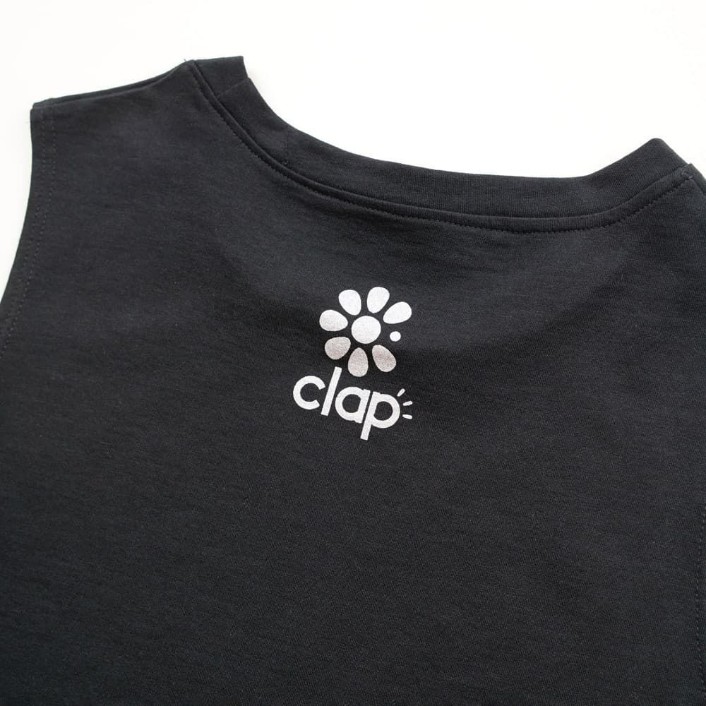 クラップCLAPシーロゴフィットネスタンクレディーススポーツアパレルトレーニングフィットネス女性CT25003