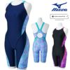 ミズノMIZUNO競泳水着レディースWA承認モデルSTREAMACEハーフスーツマスターズバックオールインワンストリームフィットA2025年春夏モデルN2MGC243finaマークあり