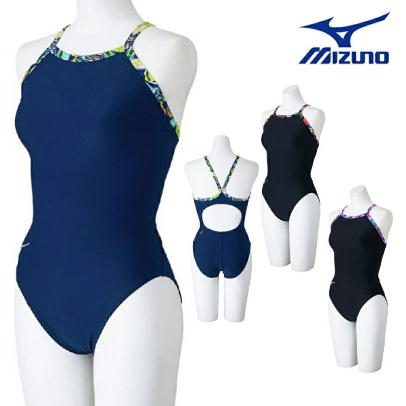 ミズノMIZUNO競泳水着練習用水着レディースエクサースーツミディアムカットEXERSUITSU-Fit競泳練習水着2025年春夏モデルN2MAC287
