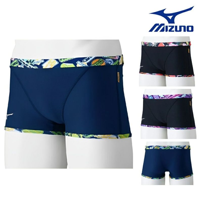 ミズノMIZUNO競泳水着練習用水着メンズエクサースーツショートスパッツEXERSUITSU-Fit競泳練習水着2025年春夏モデルN2MBC087