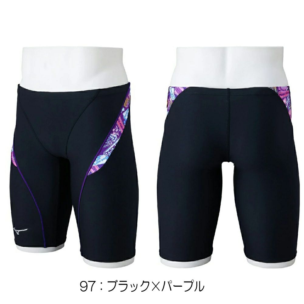 ミズノMIZUNO競泳水着練習用水着メンズエクサースーツハーフスパッツEXERSUITSU-Fit競泳練習水着2025年春夏モデルN2MBC088