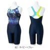 ミズノMIZUNOフィットネス水着レディースSTROKEONEオールインワンパッド付き2025年春夏モデルN2JGC305