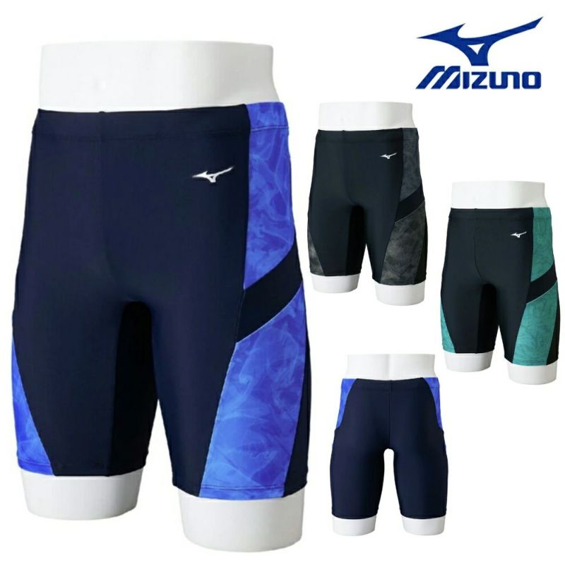 ミズノMIZUNOフィットネス水着メンズハーフスパッツ2025年春夏モデルN2JBC113