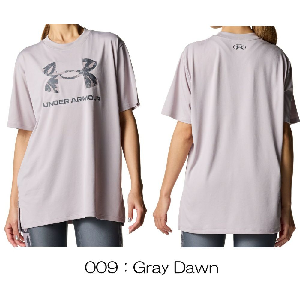 アンダーアーマーUNDERARMOURUAテックオーバーサイズショートスリーブTシャツレディーススポーツアパレルトレーニングU6001329