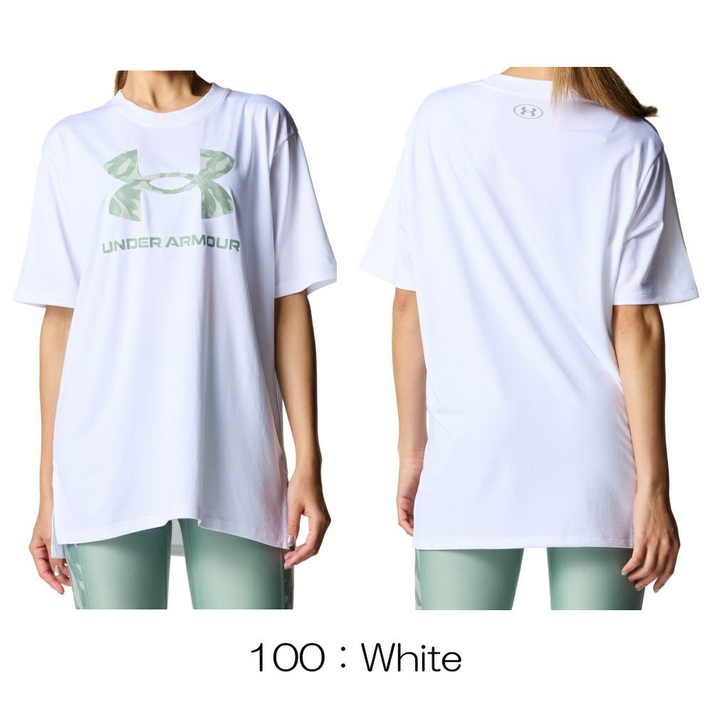 アンダーアーマーUNDERARMOURUAテックオーバーサイズショートスリーブTシャツレディーススポーツアパレルトレーニングU6001329