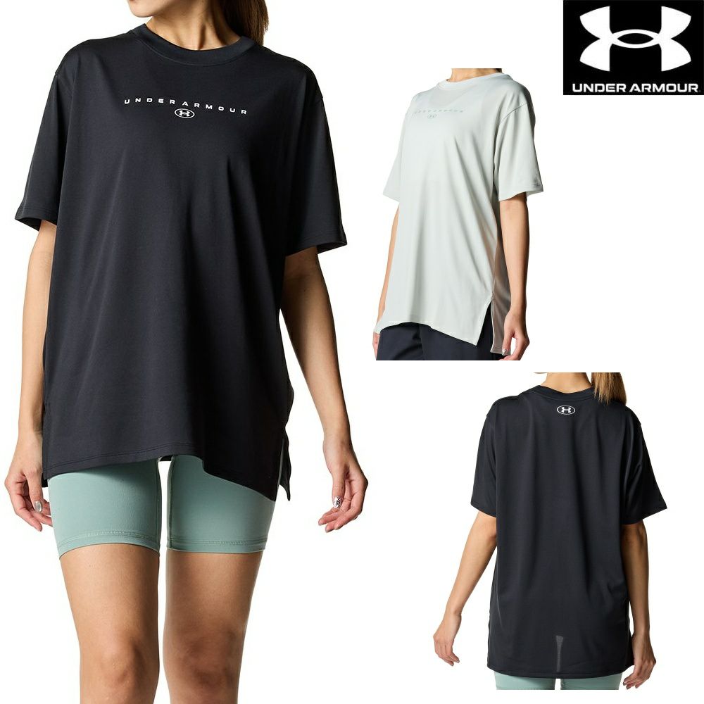 アンダーアーマーUNDERARMOURUAテックオーバーサイズグラフィックTシャツレディーススポーツアパレルトレーニングU6001330