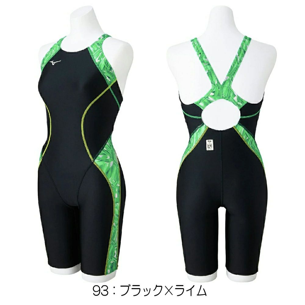 ミズノMIZUNO競泳水着レディースWA承認モデルSTLalaハーフスーツマスターズバックオールインワン2025年春夏モデルN2MGC247finaマークあり