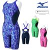 ミズノMIZUNO競泳水着レディースWA承認モデルSTLalaハーフスーツマスターズバックオールインワン2025年春夏モデルN2MGC248finaマークあり