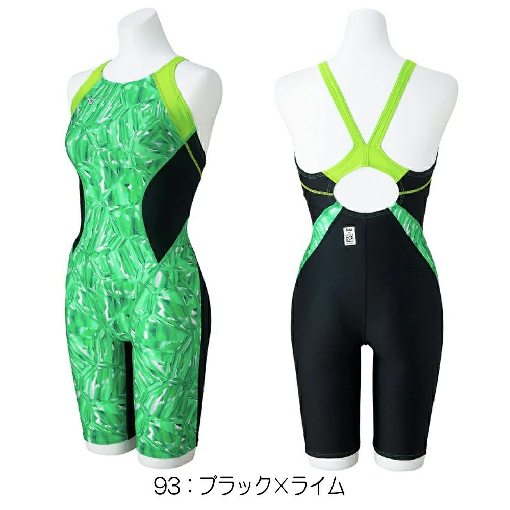 ミズノMIZUNO競泳水着レディースWA承認モデルSTLalaハーフスーツマスターズバックオールインワン2025年春夏モデルN2MGC248finaマークあり