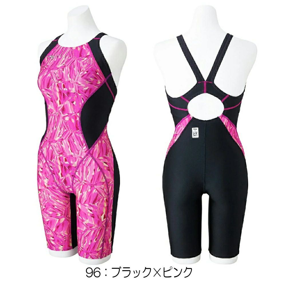 ミズノMIZUNO競泳水着レディースWA承認モデルSTLalaハーフスーツマスターズバックオールインワン2025年春夏モデルN2MGC248finaマークあり