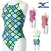 ミズノMIZUNO競泳水着練習用水着レディースエクサースーツミディアムカットEXERSUITSU-Fit競泳練習水着2025年春夏モデルN2MAC282