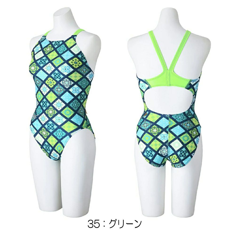 ミズノMIZUNO競泳水着練習用水着レディースエクサースーツミディアムカットEXERSUITSU-Fit競泳練習水着2025年春夏モデルN2MAC282