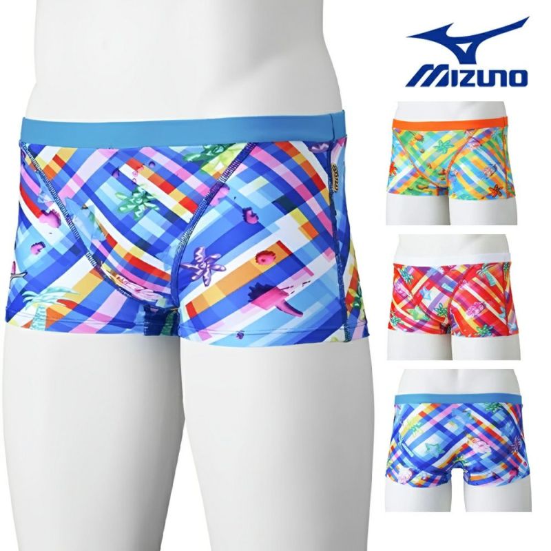 ミズノMIZUNO競泳水着練習用水着メンズエクサースーツショートスパッツEXERSUITSU-FitRiCollection池江璃花子競泳練習水着2025年春夏モデルN2MBC065