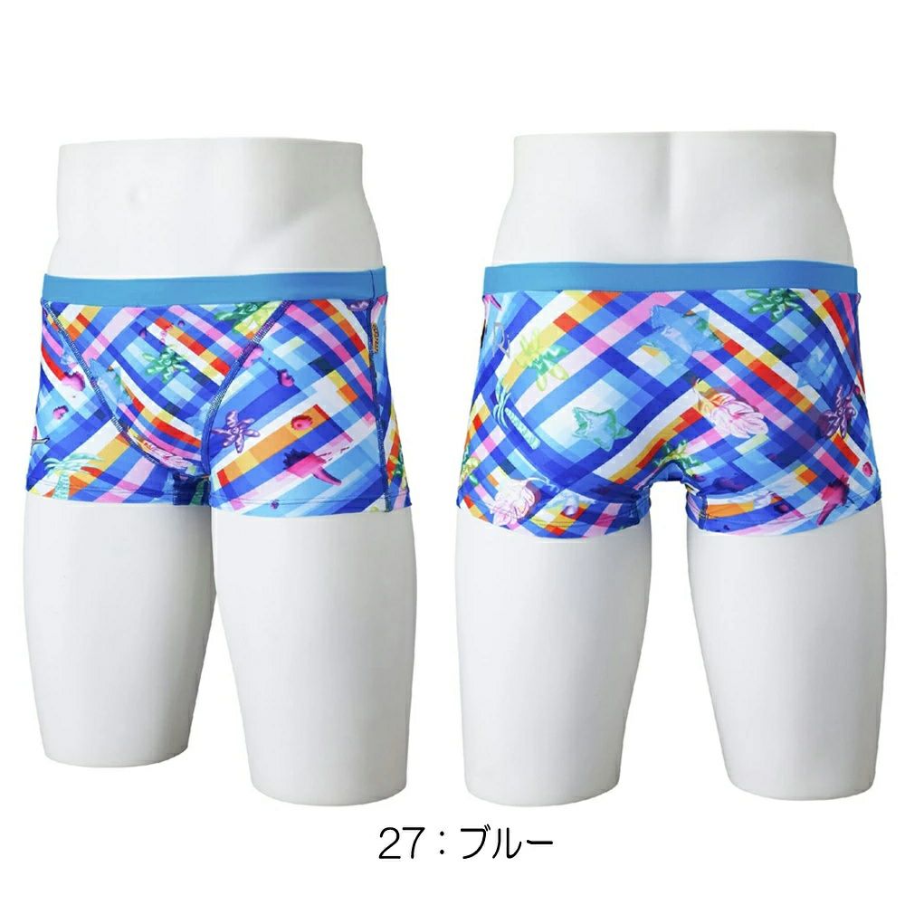 ミズノMIZUNO競泳水着練習用水着メンズエクサースーツショートスパッツEXERSUITSU-FitRiCollection池江璃花子競泳練習水着2025年春夏モデルN2MBC065