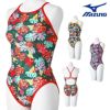 ミズノMIZUNO競泳水着練習用水着レディースエクサースーツミディアムカットEXERSUITSU-FitRiCollection池江璃花子競泳練習水着2025年春夏モデルN2MAC268