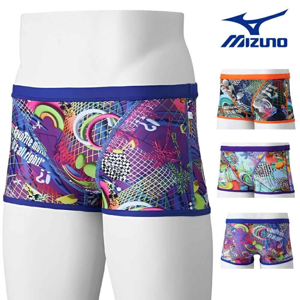 ミズノMIZUNO競泳水着練習用水着メンズエクサースーツショートスパッツEXERSUITSU-FitRiCollection池江璃花子競泳練習水着2025年春夏モデルN2MBC069