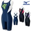 ミズノMIZUNOフィットネス水着レディースSTROKEONEオールインワンパッド付き2025年春夏モデルN2JGC311