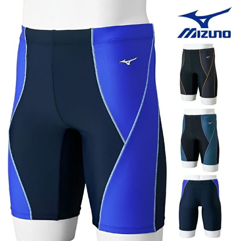 ミズノMIZUNOフィットネス水着メンズハーフスパッツ2025年春夏モデルN2JBC125