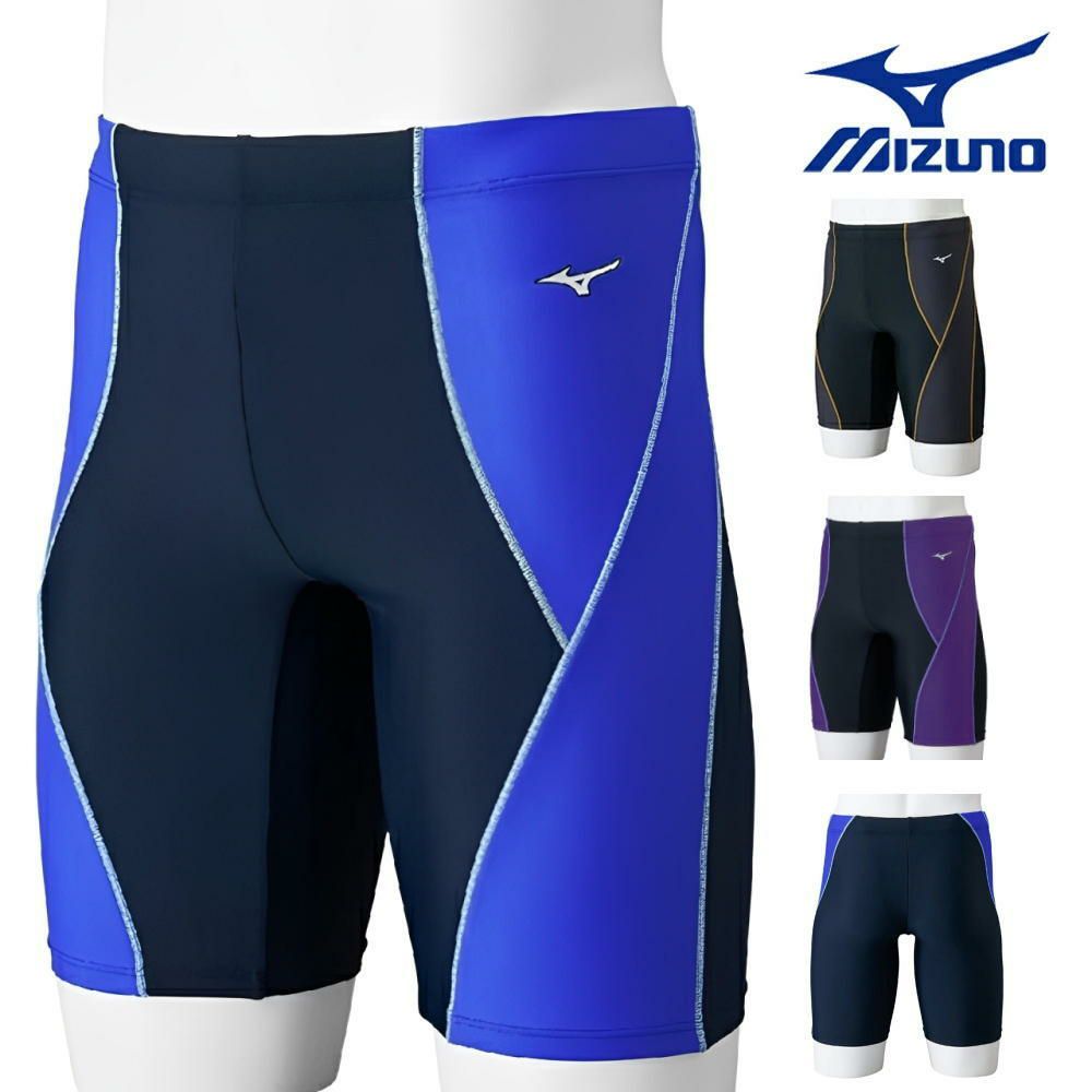 ミズノMIZUNOフィットネス水着メンズハーフスパッツ2025年春夏モデルN2JBC125